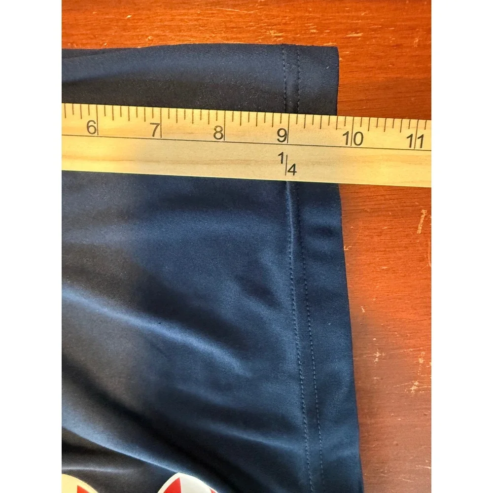 Under Armour Shorts Mens Small Blue American Flag Logo Freedom Athletic Loose